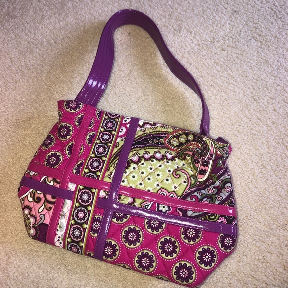 Vera Bradley Sweet Tote Very Berry Paisley - Picture 2 of 9